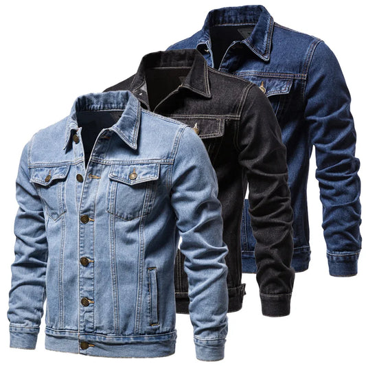 Retro Denim Workwear Jacket
